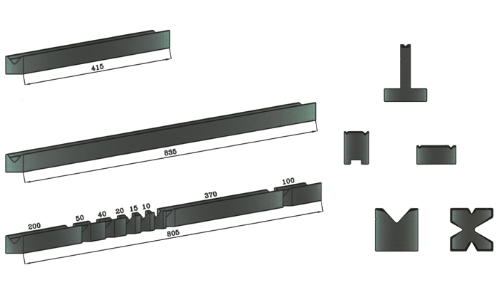 Matrize 4V - 3V - 1V