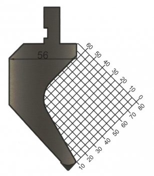 Stempel 90° R:0.8 H: 104.65mm Länge: 835mm