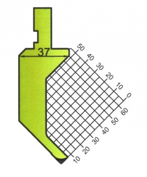 Stempel 90° R:0.6 H: 84.15mm Länge: 835mm