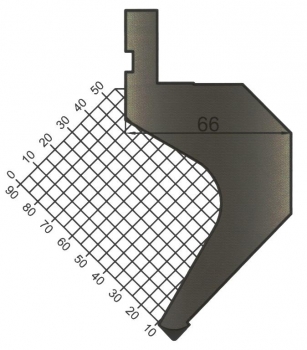 Stempel 88° R:0.8 H: 104.65mm Länge: 805mm sektioniert / geteilt