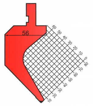 Stempel 88° R:0.8 H: 104.65mm Länge: 805mm sektioniert / geteilt