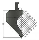 Stempel 88° R:0.8 H: 89.64mm Länge: 1100mm sektioniert / geteilt