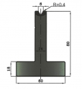 Matrize 60° V6 H: 80mm Länge: 415mm