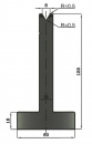 Matrize 60° V8 H: 120mm Länge: 415mm