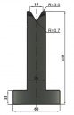 Matrize 60° V16 H: 120mm Länge: 835mm