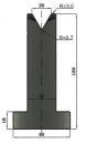 Matrize 60° V20 H: 120mm Länge: 805mm sektioniert / geteilt