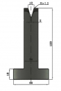 Matrize 30° V10 H: 120mm Länge: 415mm