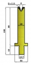 Matrize 30° V6 H: 90mm Länge: 508mm