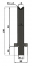 Matrize 78° V10 H: 90mm Länge: 508mm