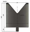 Matrize 80° V90 H: 120mm Länge: 500mm